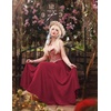 image:imageScarlet Darkness Maxi Skirts for Women Long Flowy Boho Renaissance SkirtBurgundy