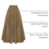 image:imageScarlet Darkness Maxi Skirts for Women Long Flowy Boho Renaissance SkirtCamel