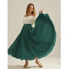 image:imageScarlet Darkness Maxi Skirts for Women Long Flowy Boho Renaissance SkirtDark Green