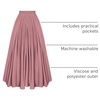 image:imageScarlet Darkness Maxi Skirts for Women Long Flowy Boho Renaissance SkirtDusty Rose