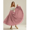 image:imageScarlet Darkness Maxi Skirts for Women Long Flowy Boho Renaissance SkirtDusty Rose