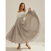 image:imageScarlet Darkness Maxi Skirts for Women Long Flowy Boho Renaissance SkirtKhaki