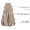 image:imageScarlet Darkness Maxi Skirts for Women Long Flowy Boho Renaissance SkirtKhaki