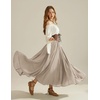 image:imageScarlet Darkness Maxi Skirts for Women Long Flowy Boho Renaissance SkirtKhaki