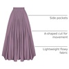 image:imageScarlet Darkness Maxi Skirts for Women Long Flowy Boho Renaissance SkirtLight Purple