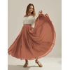 image:imageScarlet Darkness Maxi Skirts for Women Long Flowy Boho Renaissance SkirtOrange