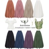 image:imageScarlet Darkness Maxi Skirts for Women Long Flowy Boho Renaissance SkirtPurple