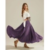 image:imageScarlet Darkness Maxi Skirts for Women Long Flowy Boho Renaissance SkirtPurple