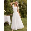 image:imageScarlet Darkness Maxi Skirts for Women Long Flowy Boho Renaissance SkirtWhite