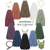 image:imageScarlet Darkness Maxi Skirts for Women Long Flowy Boho Renaissance SkirtWine