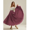 image:imageScarlet Darkness Maxi Skirts for Women Long Flowy Boho Renaissance SkirtWine