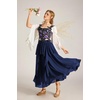 image:imageScarlet Darkness Maxi Skirts for Women Renaissance High Waist Boho Long SkirtNavy Blue