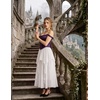 image:imageScarlet Darkness Maxi Skirts for Women Renaissance High Waist Boho Long SkirtWhite