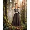 image:imageScarlet Darkness Maxi Skirts for Women Renaissance High Waist Long SkirtBrown