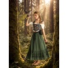 image:imageScarlet Darkness Maxi Skirts for Women Renaissance High Waist Long SkirtGreen