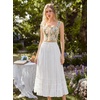 image:imageScarlet Darkness Maxi Skirts for Women Renaissance High Waist Long SkirtWhite