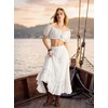 image:imageScarlet Darkness Maxi Skirts for Women Renaissance High Waist Long SkirtWhite
