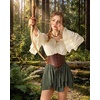 image:imageScarlet Darkness Mini Skirt for Women Renaissance Pirate Layered SkirtsArmy Green