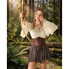 image:imageScarlet Darkness Mini Skirt for Women Renaissance Pirate Layered SkirtsDark Chocolate