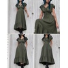 image:imageScarlet Darkness Off Shoulder Flutter Sleeve Renaissance Peasant Midi DressNavy