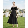 image:imageScarlet Darkness Off the Shoulder Corset Dress Renaissance Dress VintageBlack