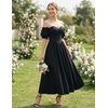 image:imageScarlet Darkness Off the Shoulder Corset Dress Renaissance Dress VintageBlack