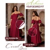 image:imageScarlet Darkness Off the Shoulder Corset Dress Renaissance Dress VintageRed