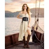 image:imageScarlet Darkness Renaissance Corset Belts for Women Pirate Goth Waist BeltBlack