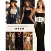 image:imageScarlet Darkness Renaissance Corset Belts for Women Pirate Goth Waist BeltCoffee