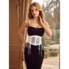 image:imageScarlet Darkness Renaissance Corset Belts for Women Pirate Goth Waist BeltCoffee