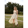 image:imageScarlet Darkness Renaissance Corset Dress Off Shoulder Chiffon SundressApricot