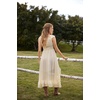 image:imageScarlet Darkness Renaissance Corset Dress Off Shoulder Chiffon SundressApricot