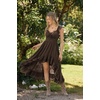 image:imageScarlet Darkness Renaissance Corset Dress Off Shoulder Chiffon SundressDark Brown