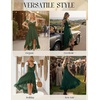 image:imageScarlet Darkness Renaissance Corset Dress Off Shoulder Chiffon SundressGreen