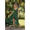 image:imageScarlet Darkness Renaissance Corset Dress Off Shoulder Chiffon SundressGreen