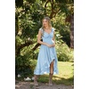 image:imageScarlet Darkness Renaissance Corset Dress Off Shoulder Chiffon SundressLight Blue