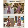 image:imageScarlet Darkness Renaissance Corset Dress Off Shoulder Chiffon SundressLilac Purple