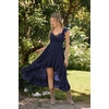 image:imageScarlet Darkness Renaissance Corset Dress Off Shoulder Chiffon SundressNavy Blue