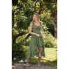 image:imageScarlet Darkness Renaissance Corset Dress Off Shoulder Chiffon SundressOlive Green