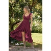 image:imageScarlet Darkness Renaissance Corset Dress Off Shoulder Chiffon SundressRose Red