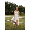 image:imageScarlet Darkness Renaissance Corset Dress Off Shoulder Chiffon SundressWhite