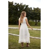 image:imageScarlet Darkness Renaissance Corset Dress Off Shoulder Chiffon SundressWhite