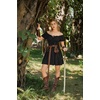 image:imageScarlet Darkness Renaissance Costume Women Corset Mini Fairy DressesBlack