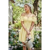 image:imageScarlet Darkness Renaissance Costume Women Corset Mini Fairy DressesButter Yellow
