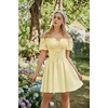 image:imageScarlet Darkness Renaissance Costume Women Corset Mini Fairy DressesButter Yellow