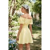 image:imageScarlet Darkness Renaissance Costume Women Corset Mini Fairy DressesButter Yellow