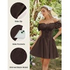image:imageScarlet Darkness Renaissance Costume Women Corset Mini Fairy DressesCoffee