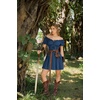 image:imageScarlet Darkness Renaissance Costume Women Corset Mini Fairy DressesDark Blue