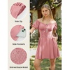 image:imageScarlet Darkness Renaissance Costume Women Corset Mini Fairy DressesDusty Pink