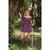 image:imageScarlet Darkness Renaissance Costume Women Corset Mini Fairy DressesGrape Purple